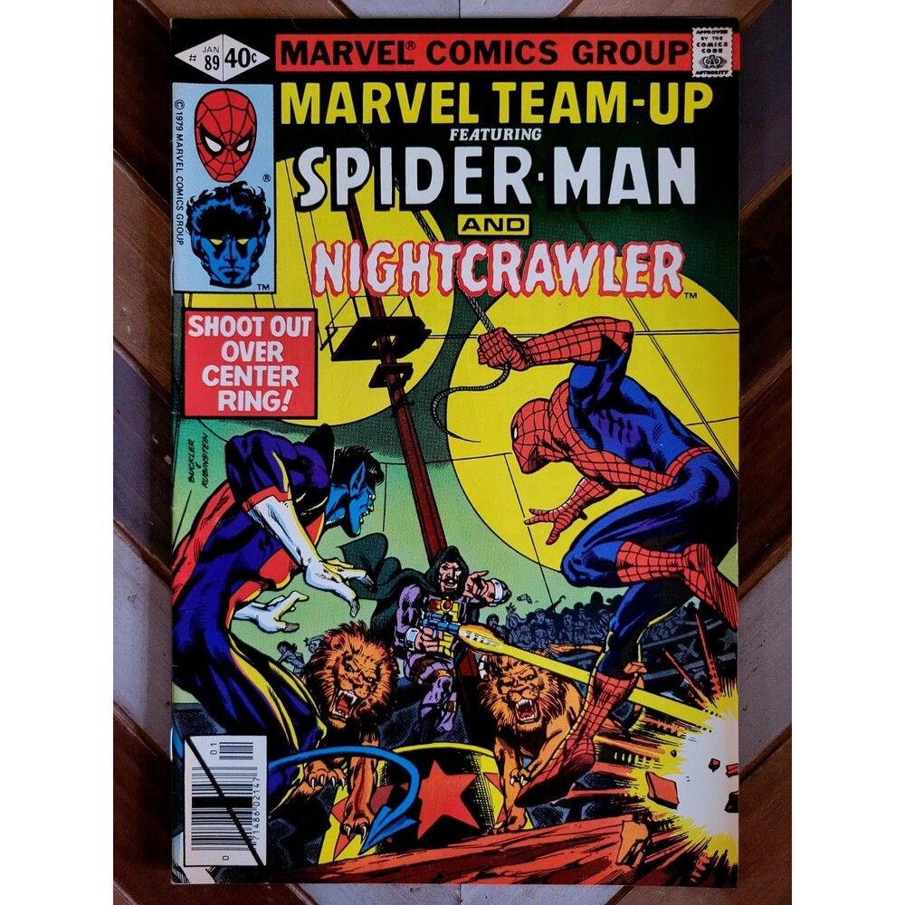 Marvel Team-Up #88 (VF) Spider-Man, Invisible Woman Sue Storm Buckler Cover 1979